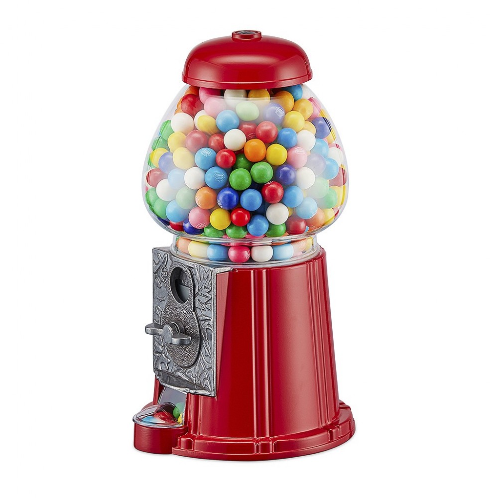 Distributeur de chewing-gum rouge 28 cm - Loft Attitude