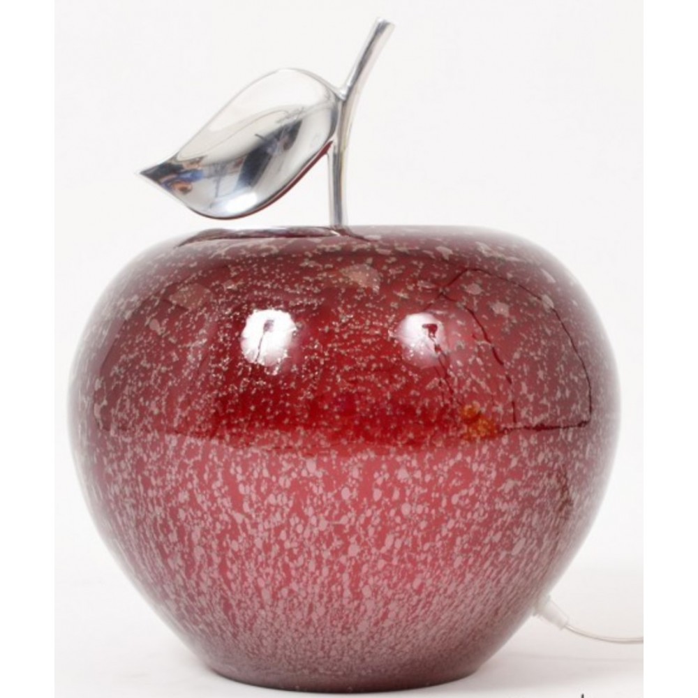 Red apple lamp MANZANA 35 cm DRIMMER - 1