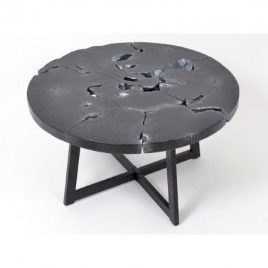 Tavolino rotondo in teck 80 cm COUNTER DRIMMER - 2