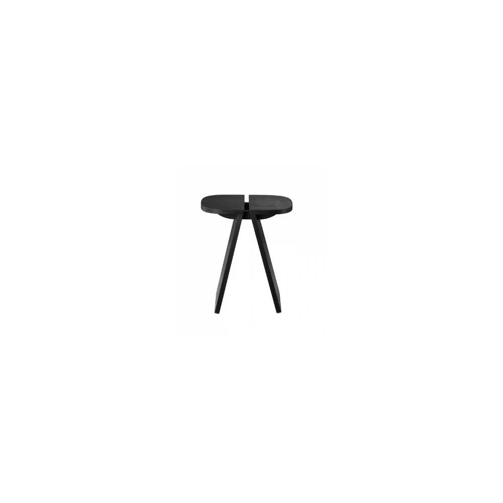 Black oak stool 23x38 cm AVIO Blomus - 1