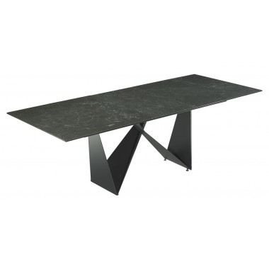 Table rectangulaire marbre et métal 180cm MATCH CAMINO A CASA - 3