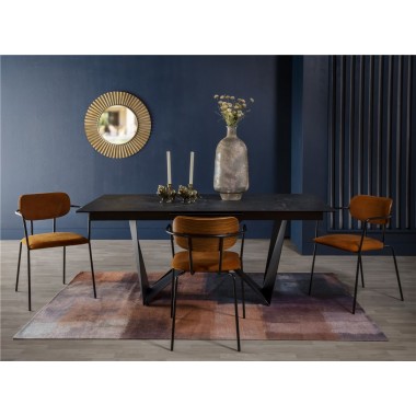 Rectangular table marble and metal 180cm MATCH CAMINO A CASA - 6