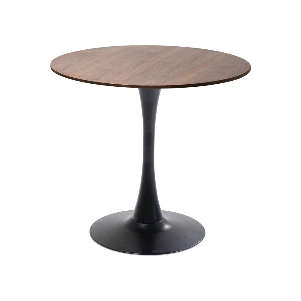 Tafel noot tulpenvoet 80cm SCHICKERIA Kare design - 1