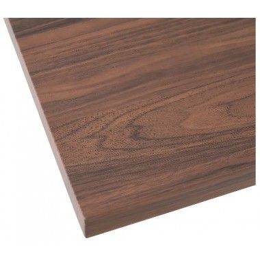 Rechteckiger Esstisch aus Holz und schwarzem Metall 160 cm MESA IXIA - 5