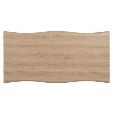 Table à manger rectangulaire en bois naturel et métal crème 180cm MESA IXIA - 9
