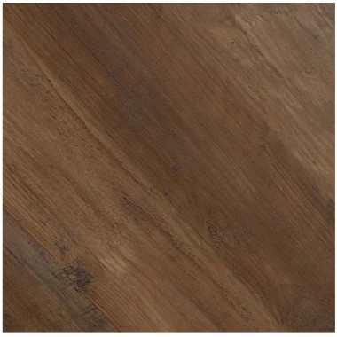 Tavolo da pranzo rotondo in legno marrone e metallo nero 120cm MESA IXIA - 6