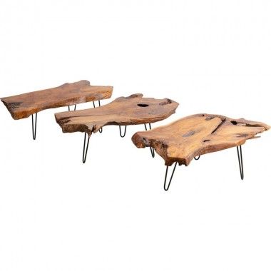 Tavolino da caffè legno grezzo ASPEN KARE DESIGN Kare design - 2