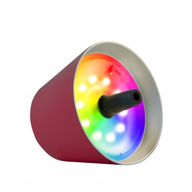 Oplaadbare fleslamp RGBW bordeaux TOP 2.0 SOMPEX SOMPEX - 3