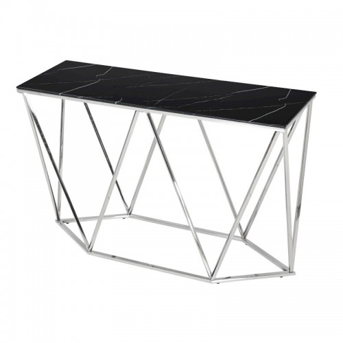 Marble effect metal console...