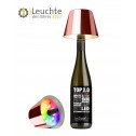 Rechargeable RGBW rosegold TOP 2.0 bottle lamp SOMPEX