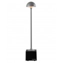 Lámpara de mesa de exterior gris FLORA SOMPEX