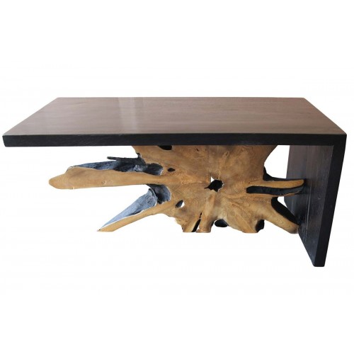 Root coffee table teck wood suar ROOTY SOCADIS - 1