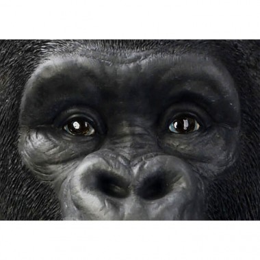 Statue Gorilla schwarz XXL GORILLA KARE DESIGN Kare design - 4