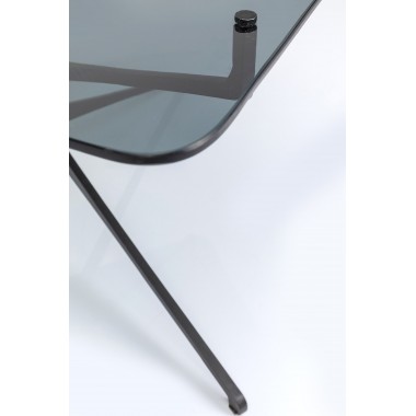 Table basse design verre et acier noir DARK SPACE Kare design - 6