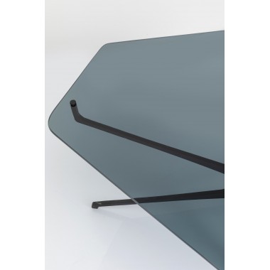 Table basse design verre et acier noir DARK SPACE Kare design - 10