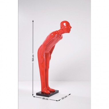 Statue Gast rouge WELCOME Kare design - 6
