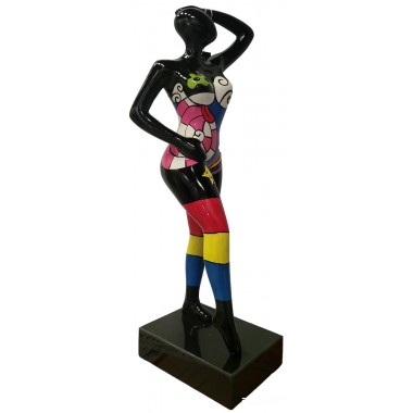 Statuette femme danse multicolore EMOTION DRIMMER - 1
