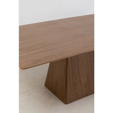Table à manger rectangulaire extensible bois noyer Benvenuto Kare design - 21