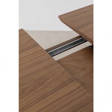 Table à manger rectangulaire extensible bois noyer Benvenuto Kare design - 17