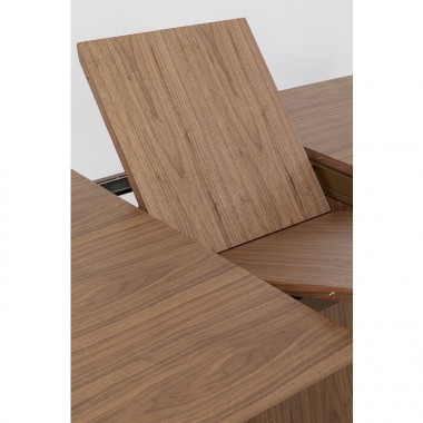 Table à manger rectangulaire extensible bois noyer Benvenuto Kare design - 16