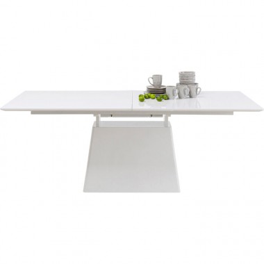 Table à manger rectangulaire extensible blanche Benvenuto Kare design - 3