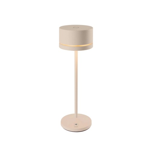 Lampe de table sable à accu MONZA LEONARDO