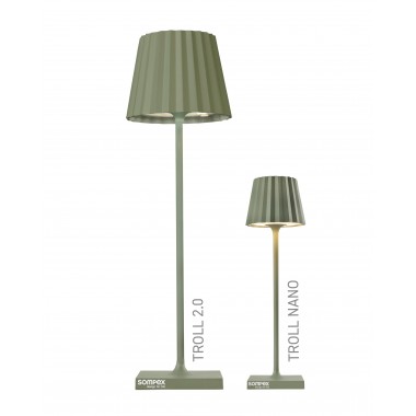 Olive green outer lamp 21 cm TROLL NANO SOMPEX SOMPEX - 4