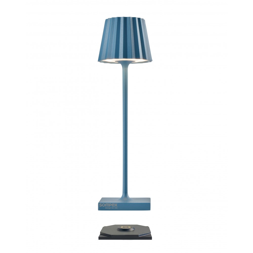 Blauwe buitenlamp 21 cm TROLL NANO SOMPEX