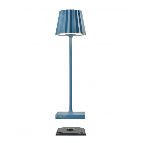 Blauwe buitenlamp 21 cm TROLL NANO SOMPEX