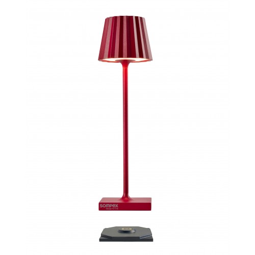 Lámpara exterior roja 21 cm TROLL NANO SOMPEX