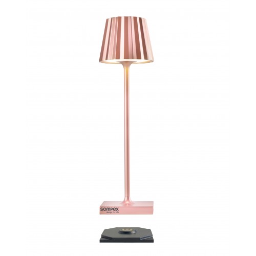 Lámpara de exterior oro rosa 21 cm TROLL NANO SOMPEX