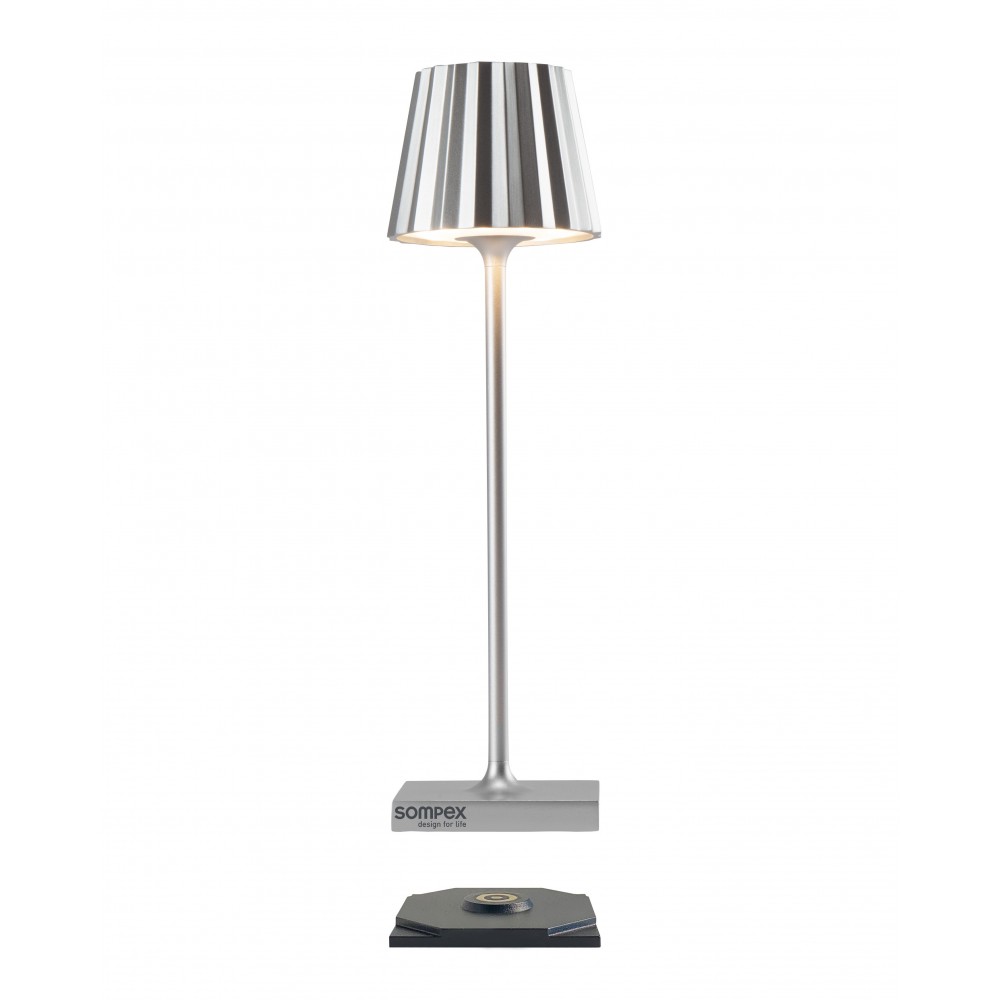 Silver exterior lamp 21 cm TROLL NANO SOMPEX