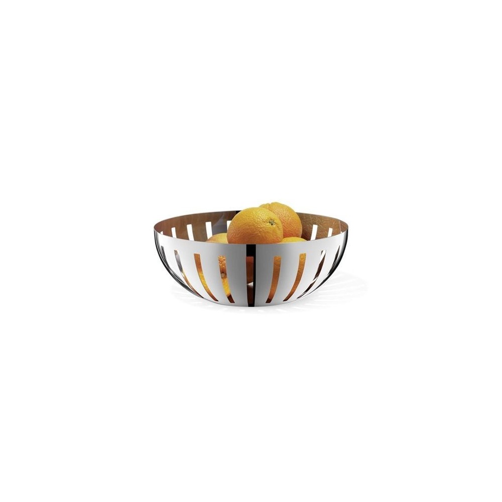 FRUIT BASKET 30 CM POLISHED STAINLESS STEEL VITOR ZACK