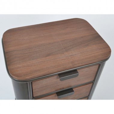 4 drawers wood metal RENO HOME EDELWEIS - 3
