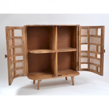 Furniture with 2 wooden doors 90cm BOHEME DRIMMER - 2