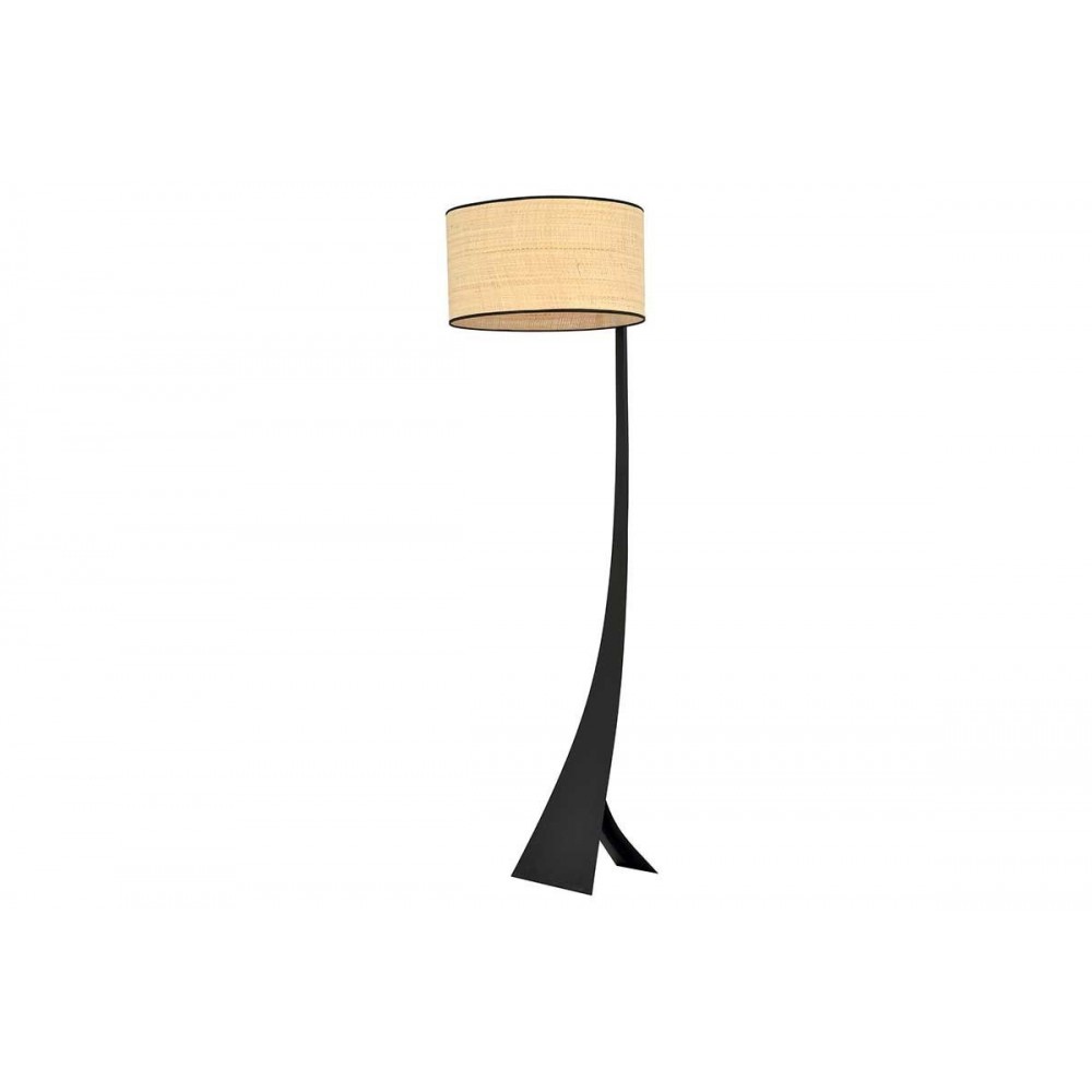 Estrella Lampe schwarz - Shade Metall und Fiber Gemüse SOCADIS - 1 Estrella Lampe schwarz - Shade Metall und Fiber Gemüse SOCADIS - 1