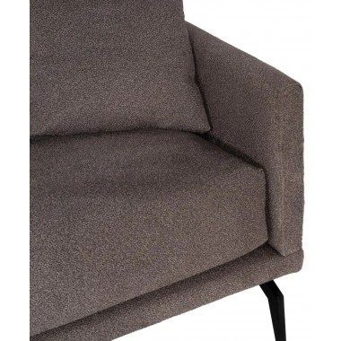 Left corner sofa brown buckle 284cm DENZZO DENZZO - 12