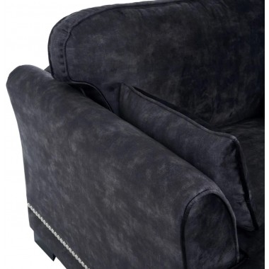 Meridiano em tecido cinza escuro 114 cm DENZZO DENZZO - 4