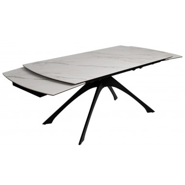 Mesa de estiramento Pés de mármore branco Metal 180-260 cm IXIA IXIA - 5
