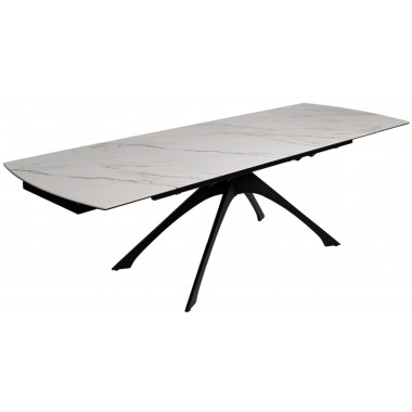 Mesa de estiramento Pés de mármore branco Metal 180-260 cm IXIA IXIA - 7