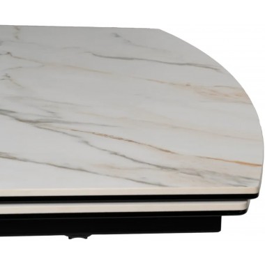 Tavolo allungabile Piedini in marmo bianco Metal 180-260 cm IXIA IXIA - 10
