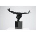 Atleta negra estatua Kare design - 1