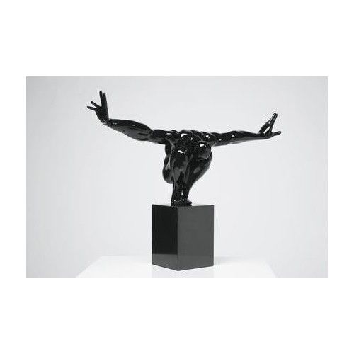 Statua atleta nero Kare design - 1