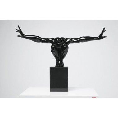 Atleta negra estatua Kare design - 2