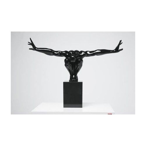 Statue schwarzer Sportler Kare design - 1