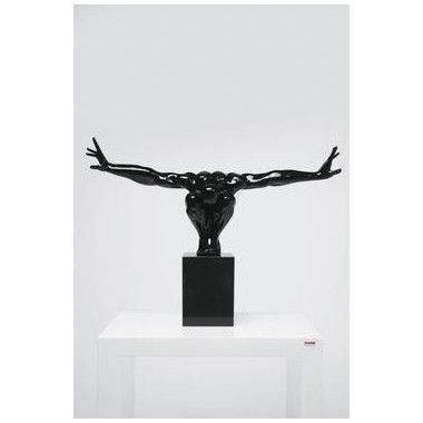 Estátua atleta preta Kare design - 3