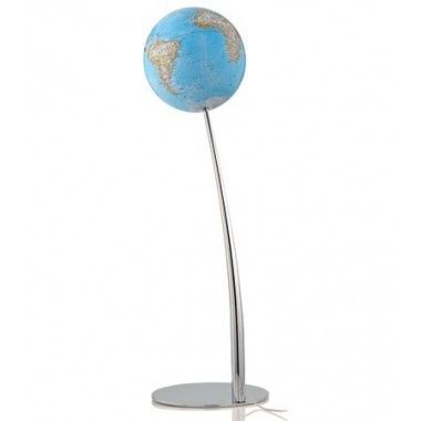 Iron Classic Globe Vloerlamp op Voet 110cm