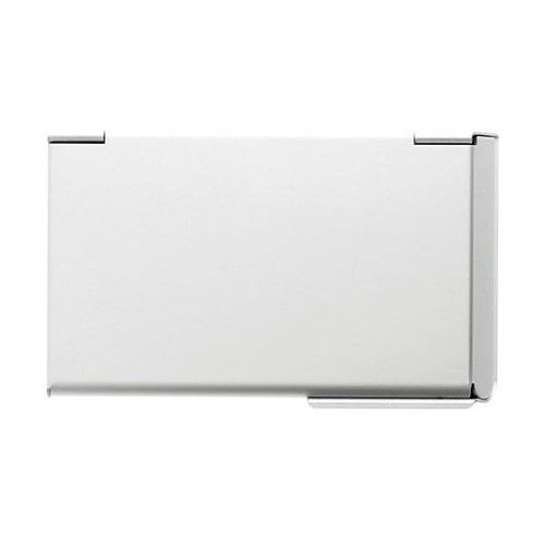 Porte cartes de visite en aluminium Ogon design argent