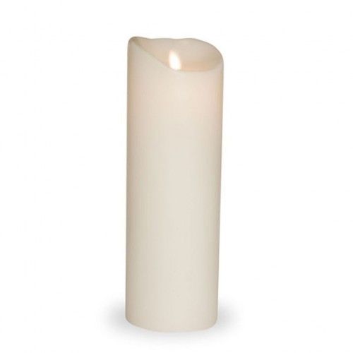 Weiße Sompex LED-Kerze 23 cm (fernsteuerbar)