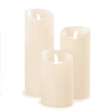 Sompex white LED candle 23 cm (telecommandable)